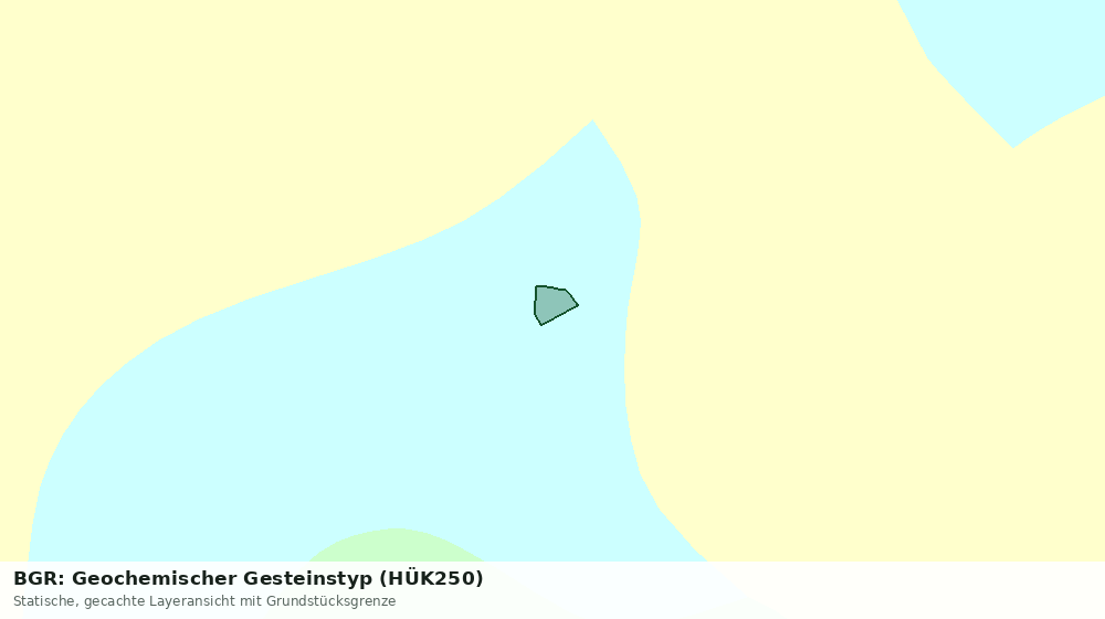 Statische Kartenansicht: BGR: Geochemischer Gesteinstyp (HÜK250)