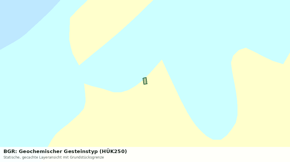 Statische Kartenansicht: BGR: Geochemischer Gesteinstyp (HÜK250)