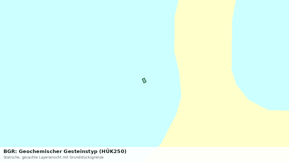 Statische Kartenansicht: BGR: Geochemischer Gesteinstyp (HÜK250)