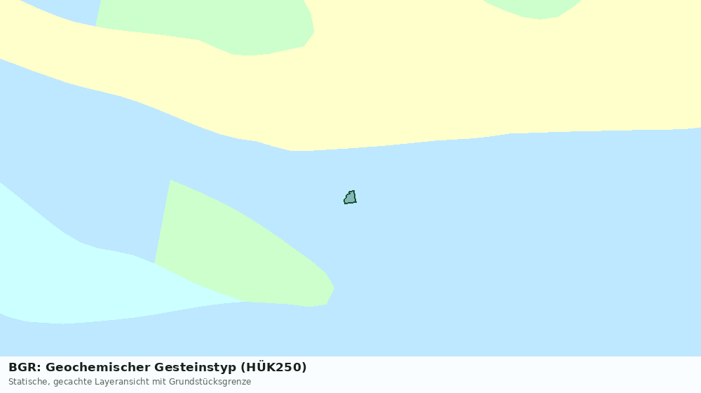 Statische Kartenansicht: BGR: Geochemischer Gesteinstyp (HÜK250)