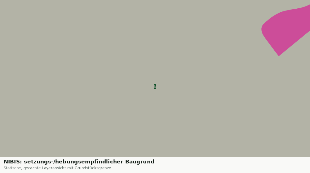 Statische Kartenansicht: NIBIS: setzungs-/hebungsempfindlicher Baugrund