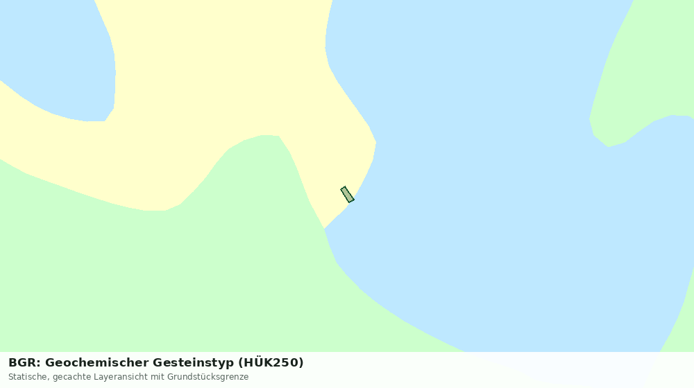 Statische Kartenansicht: BGR: Geochemischer Gesteinstyp (HÜK250)