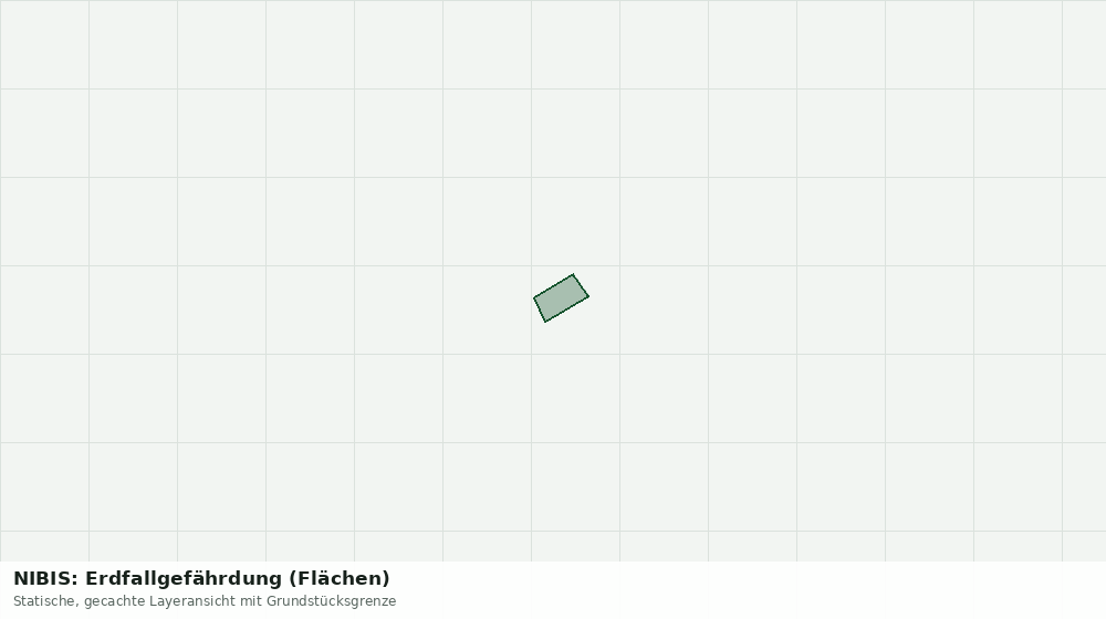 Statische Kartenansicht: NIBIS: Erdfallgefährdung (Flächen)