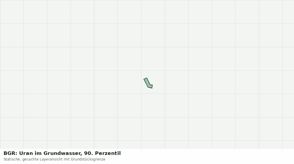 Statische Kartenansicht: BGR: Uran im Grundwasser, 90. Perzentil