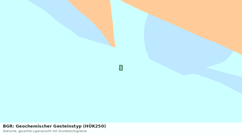 Statische Kartenansicht: BGR: Geochemischer Gesteinstyp (HÜK250)