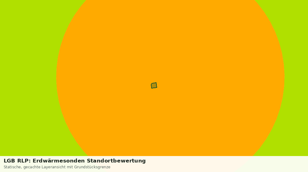 Statische Kartenansicht: LGB RLP: Erdwärmesonden Standortbewertung