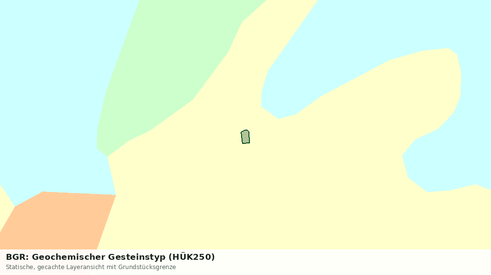Statische Kartenansicht: BGR: Geochemischer Gesteinstyp (HÜK250)