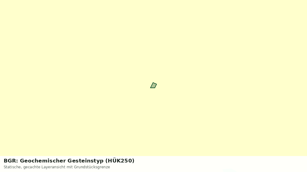 Statische Kartenansicht: BGR: Geochemischer Gesteinstyp (HÜK250)
