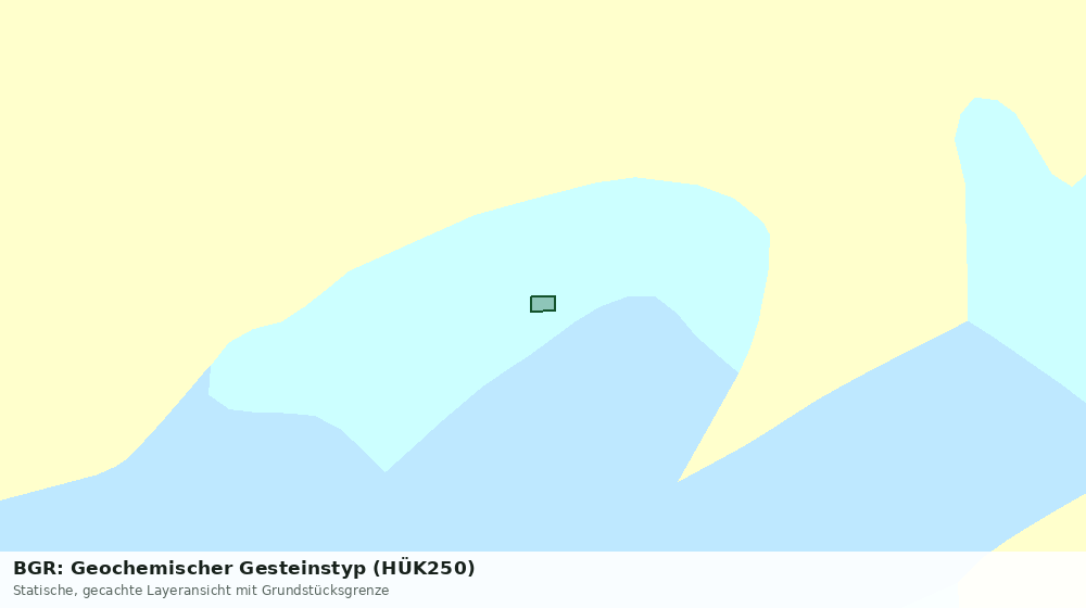 Statische Kartenansicht: BGR: Geochemischer Gesteinstyp (HÜK250)