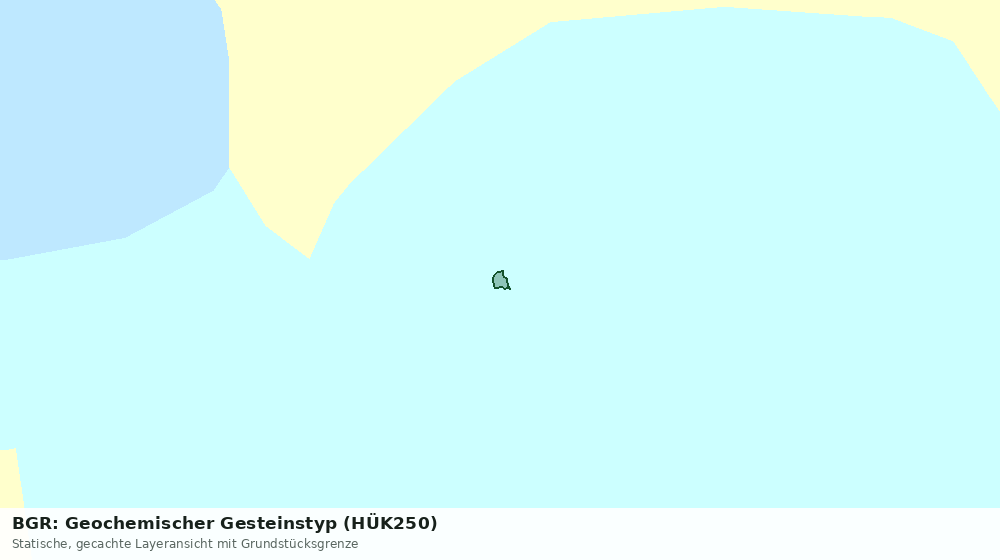 Statische Kartenansicht: BGR: Geochemischer Gesteinstyp (HÜK250)