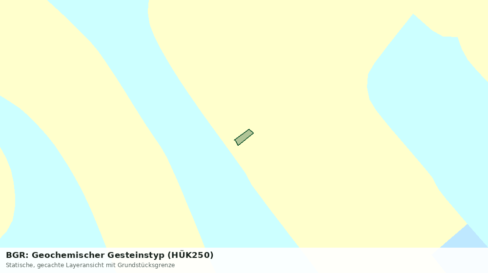 Statische Kartenansicht: BGR: Geochemischer Gesteinstyp (HÜK250)