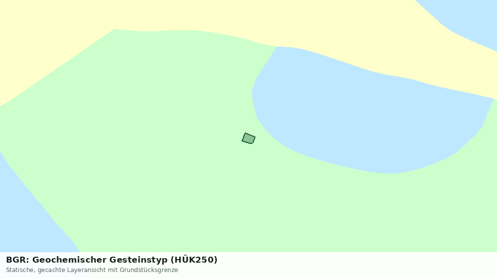 Statische Kartenansicht: BGR: Geochemischer Gesteinstyp (HÜK250)