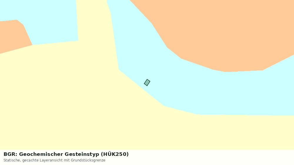 Statische Kartenansicht: BGR: Geochemischer Gesteinstyp (HÜK250)