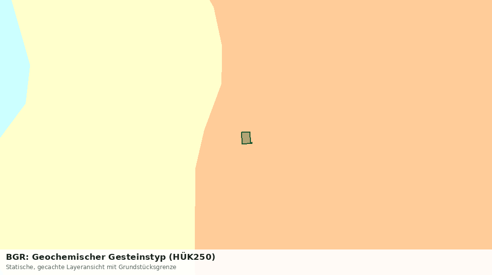 Statische Kartenansicht: BGR: Geochemischer Gesteinstyp (HÜK250)