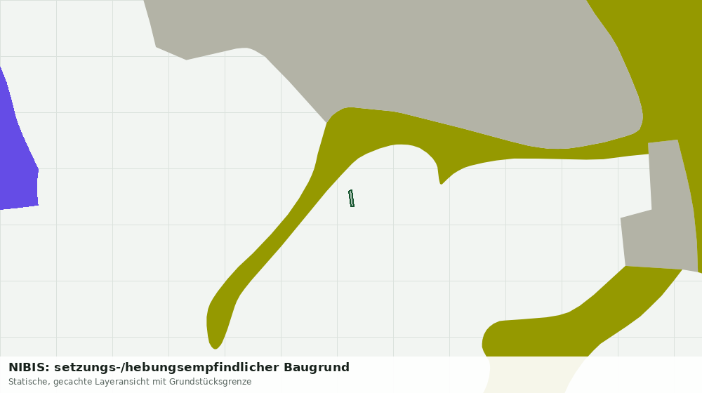 Statische Kartenansicht: NIBIS: setzungs-/hebungsempfindlicher Baugrund
