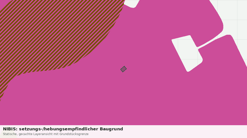 Statische Kartenansicht: NIBIS: setzungs-/hebungsempfindlicher Baugrund