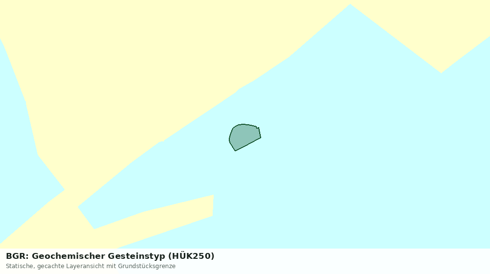 Statische Kartenansicht: BGR: Geochemischer Gesteinstyp (HÜK250)