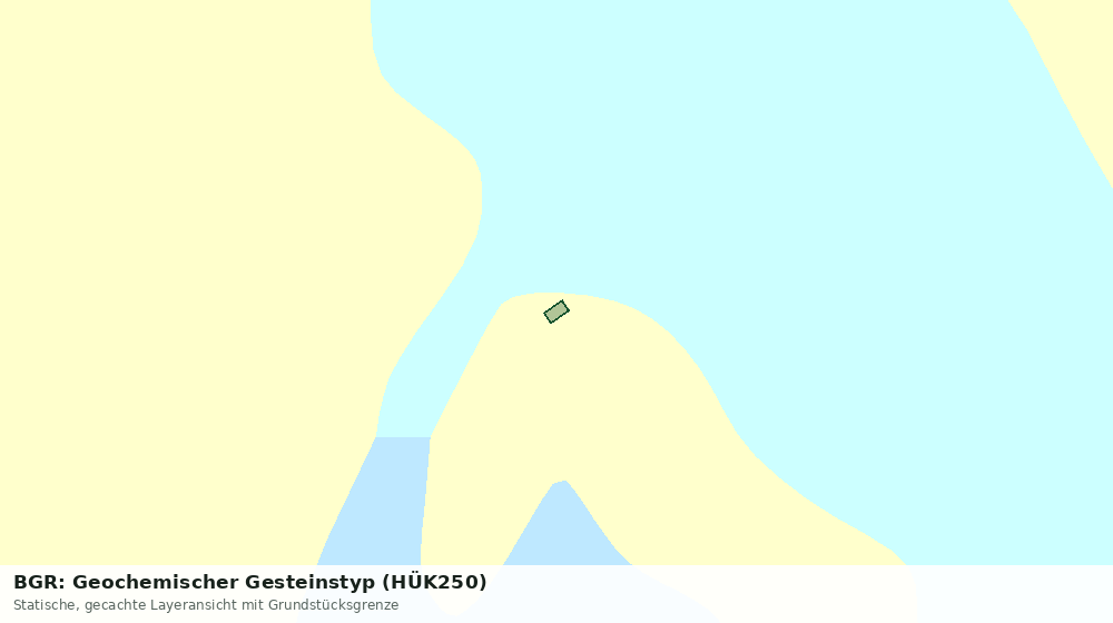 Statische Kartenansicht: BGR: Geochemischer Gesteinstyp (HÜK250)
