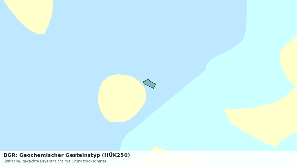 Statische Kartenansicht: BGR: Geochemischer Gesteinstyp (HÜK250)