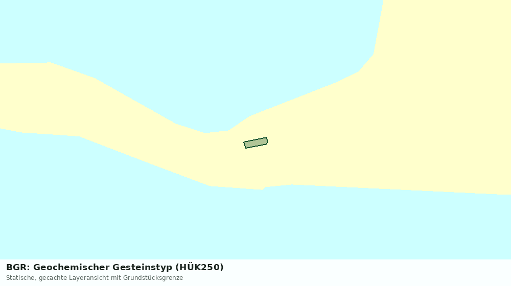 Statische Kartenansicht: BGR: Geochemischer Gesteinstyp (HÜK250)