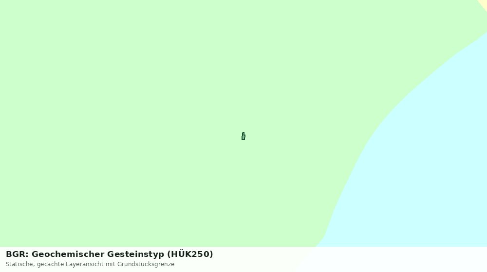 Statische Kartenansicht: BGR: Geochemischer Gesteinstyp (HÜK250)