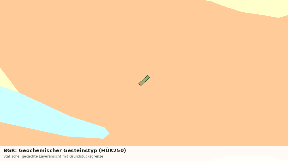 Statische Kartenansicht: BGR: Geochemischer Gesteinstyp (HÜK250)