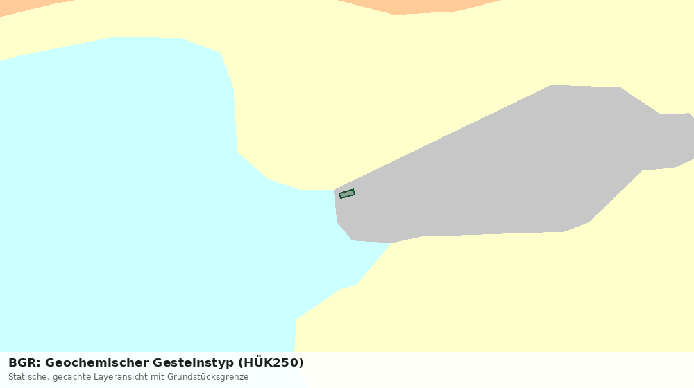 Statische Kartenansicht: BGR: Geochemischer Gesteinstyp (HÜK250)