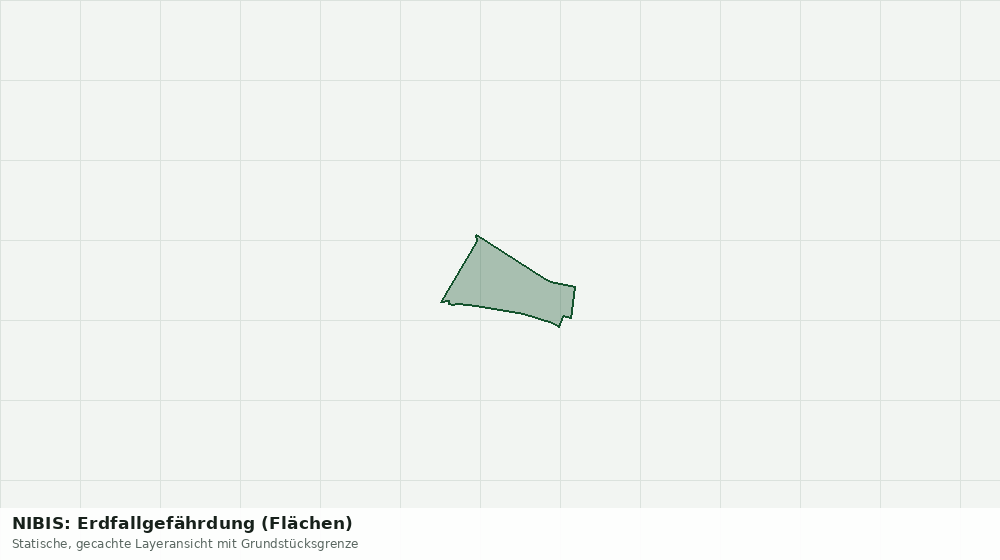 Statische Kartenansicht: NIBIS: Erdfallgefährdung (Flächen)