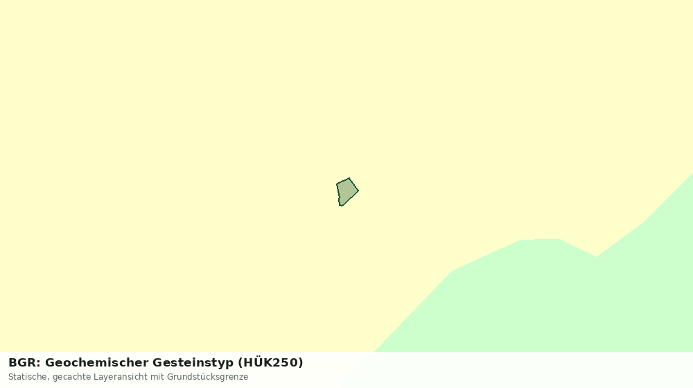 Statische Kartenansicht: BGR: Geochemischer Gesteinstyp (HÜK250)