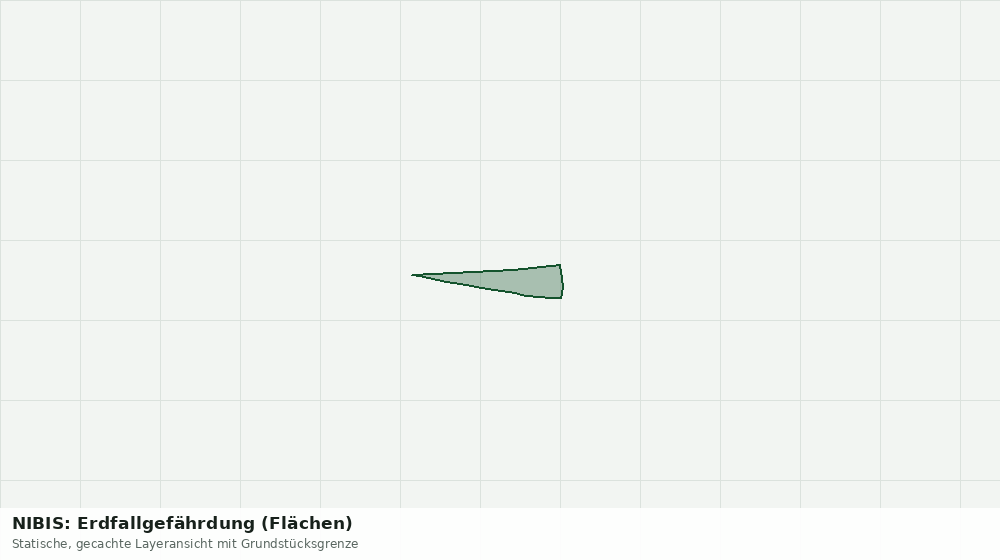 Statische Kartenansicht: NIBIS: Erdfallgefährdung (Flächen)