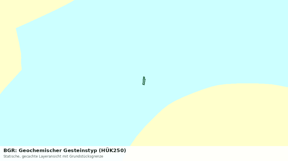 Statische Kartenansicht: BGR: Geochemischer Gesteinstyp (HÜK250)