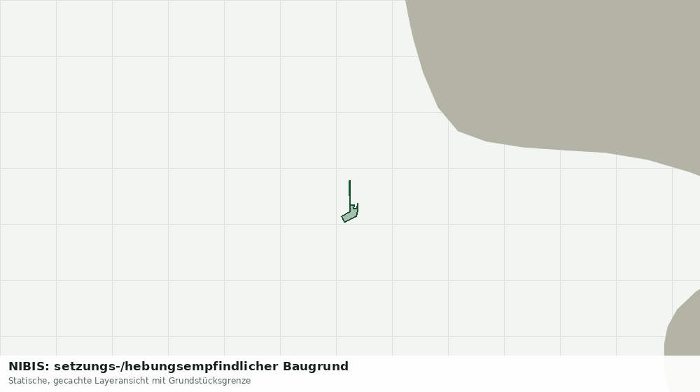 Statische Kartenansicht: NIBIS: setzungs-/hebungsempfindlicher Baugrund