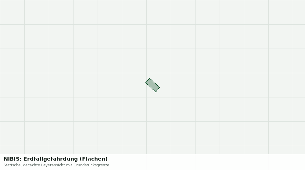 Statische Kartenansicht: NIBIS: Erdfallgefährdung (Flächen)
