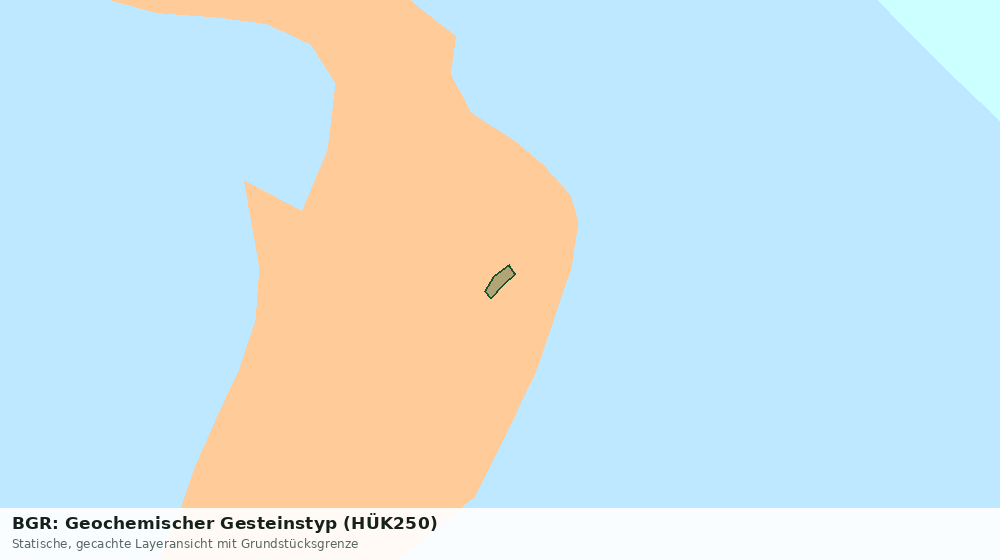 Statische Kartenansicht: BGR: Geochemischer Gesteinstyp (HÜK250)