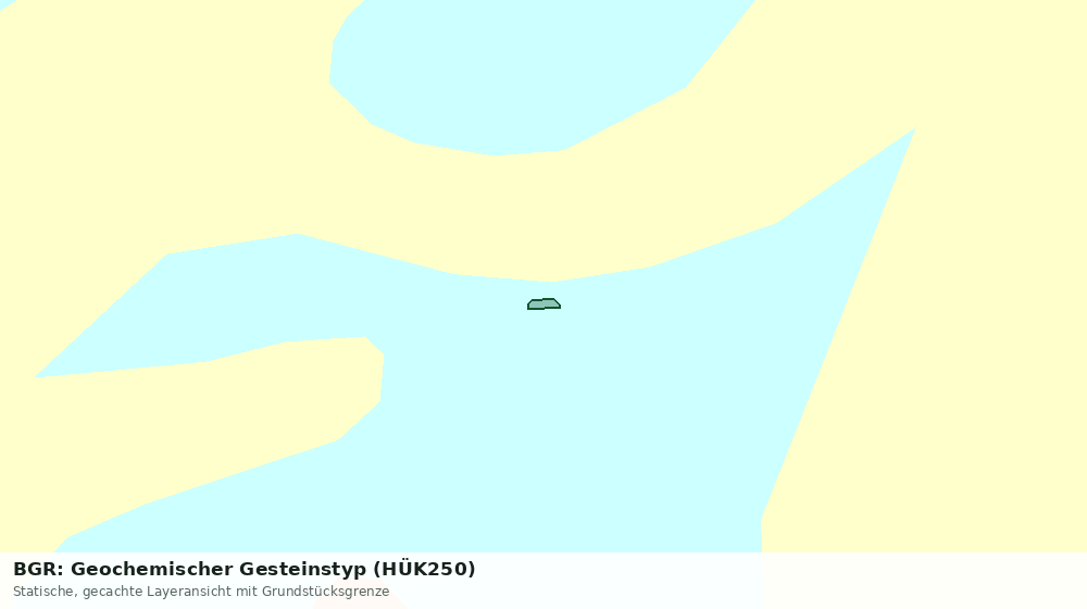 Statische Kartenansicht: BGR: Geochemischer Gesteinstyp (HÜK250)