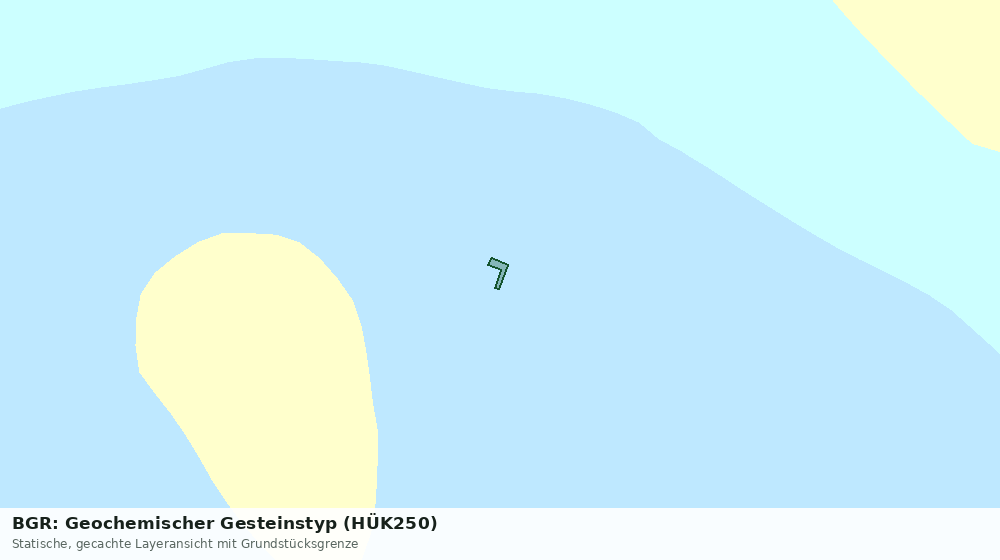 Statische Kartenansicht: BGR: Geochemischer Gesteinstyp (HÜK250)