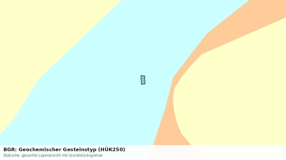 Statische Kartenansicht: BGR: Geochemischer Gesteinstyp (HÜK250)
