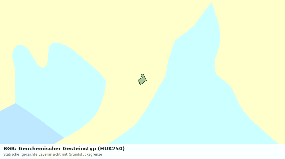 Statische Kartenansicht: BGR: Geochemischer Gesteinstyp (HÜK250)