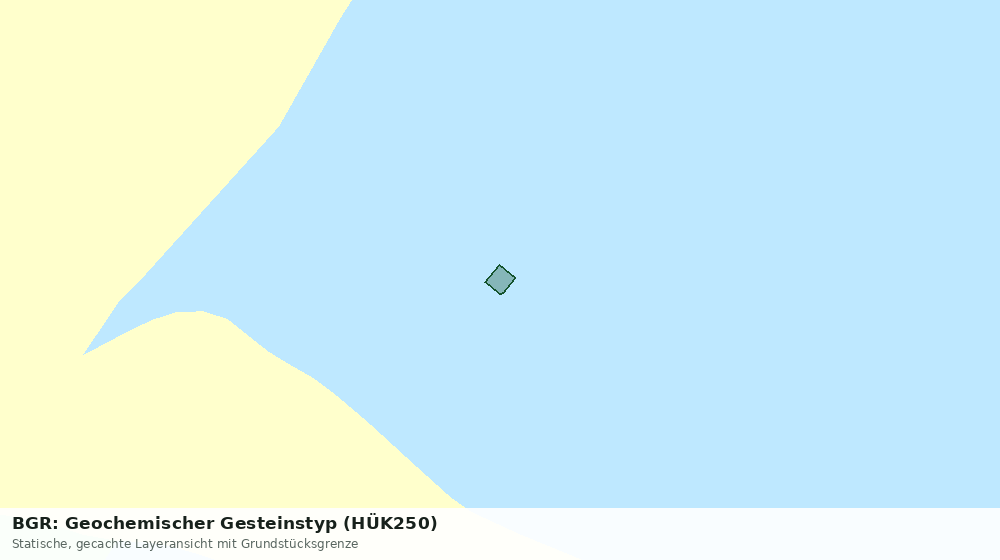 Statische Kartenansicht: BGR: Geochemischer Gesteinstyp (HÜK250)