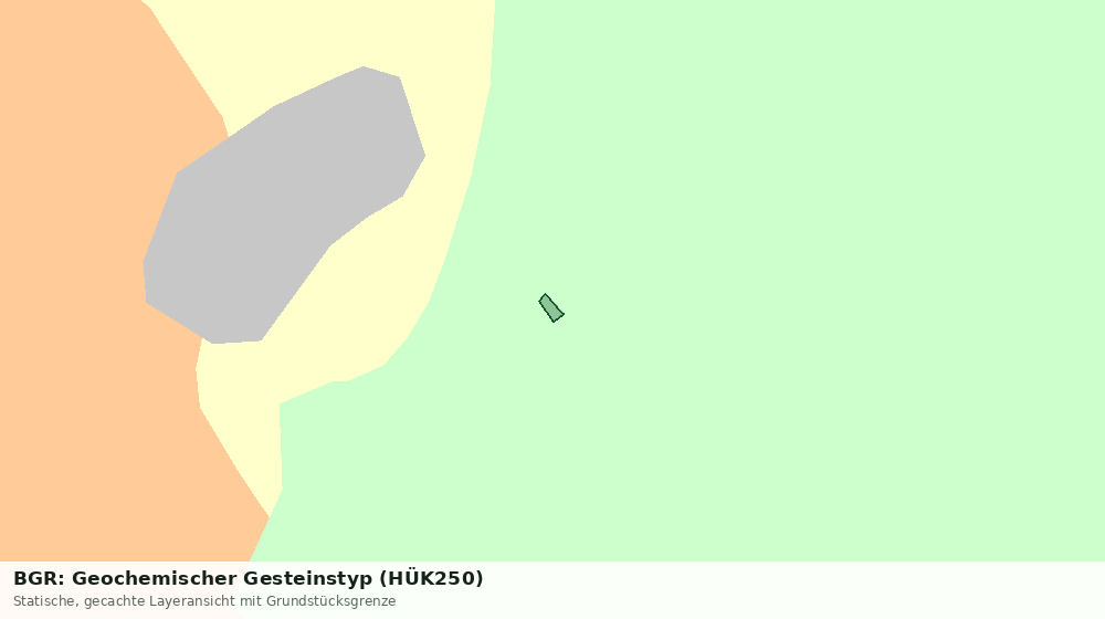 Statische Kartenansicht: BGR: Geochemischer Gesteinstyp (HÜK250)