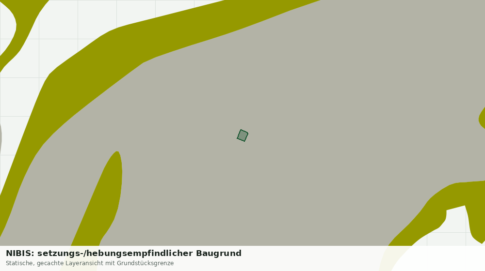 Statische Kartenansicht: NIBIS: setzungs-/hebungsempfindlicher Baugrund