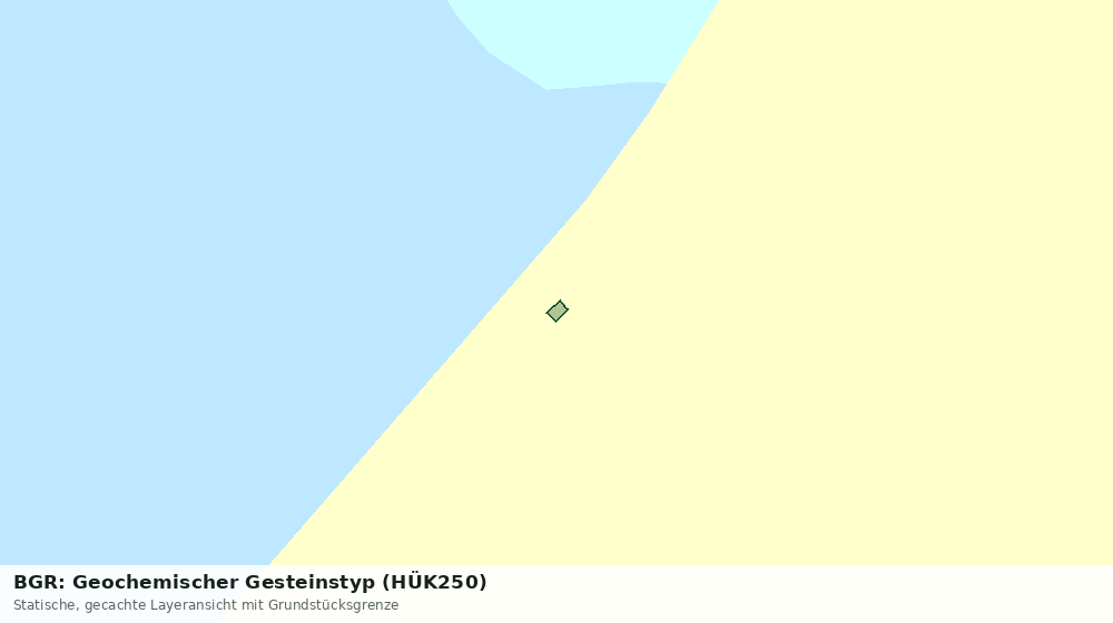 Statische Kartenansicht: BGR: Geochemischer Gesteinstyp (HÜK250)