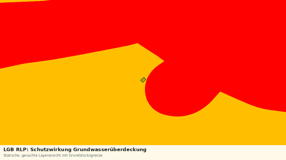 Statische Kartenansicht: LGB RLP: Schutzwirkung Grundwasserüberdeckung
