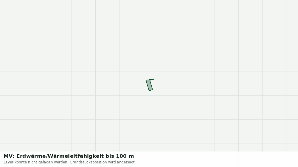 Statische Kartenansicht: MV: Erdwärme/Wärmeleitfähigkeit bis 100 m