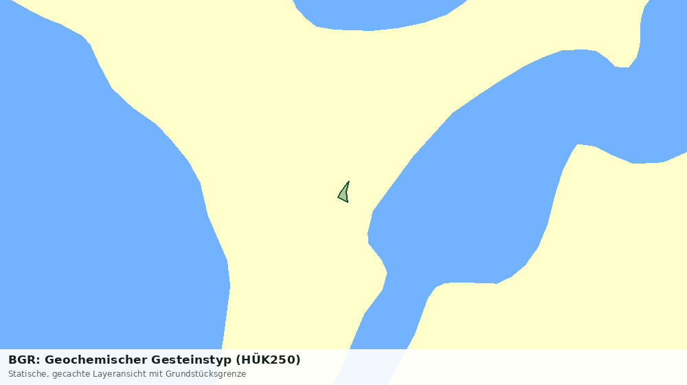 Statische Kartenansicht: BGR: Geochemischer Gesteinstyp (HÜK250)