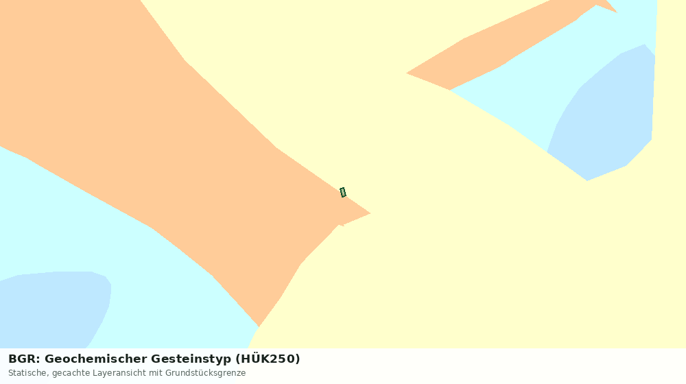 Statische Kartenansicht: BGR: Geochemischer Gesteinstyp (HÜK250)