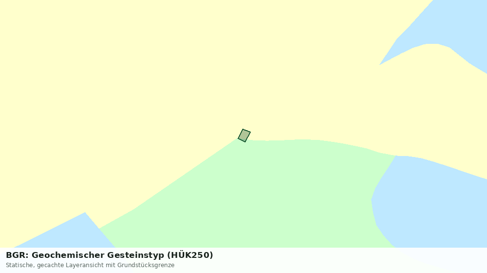 Statische Kartenansicht: BGR: Geochemischer Gesteinstyp (HÜK250)