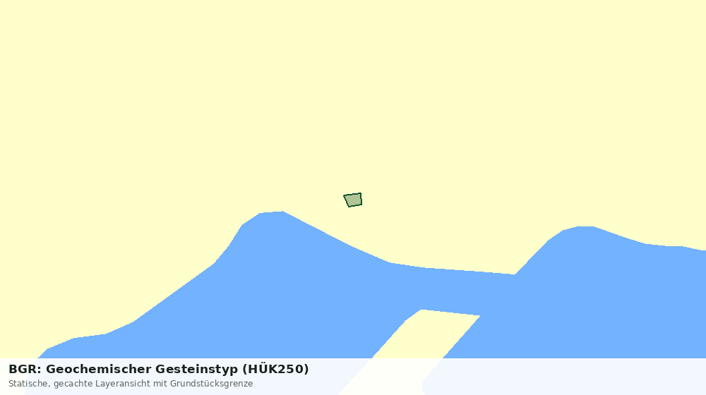 Statische Kartenansicht: BGR: Geochemischer Gesteinstyp (HÜK250)
