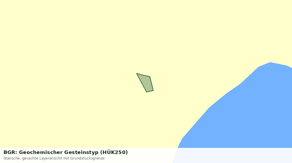 Statische Kartenansicht: BGR: Geochemischer Gesteinstyp (HÜK250)