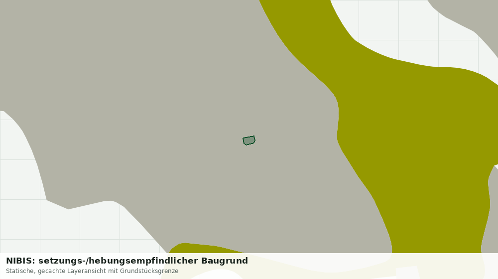 Statische Kartenansicht: NIBIS: setzungs-/hebungsempfindlicher Baugrund